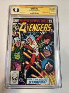 AVengers (1983) # 232 (CGC 9.8 SS) Signed Sketch (Starfox) Al Milgrom | Census=2