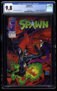 Spawn #1 CGC NM/M 9.8 White Pages McFarlane!