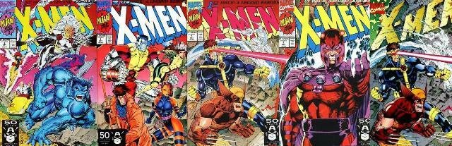 X MEN 1A-1E (ALL 5 cvrs) Party Like its 1991 JIM LEE