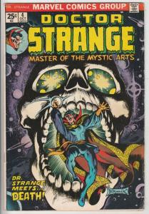 Doctor Strange #4 (Oct-74) VG/FN Mid-Grade Dr.Strange