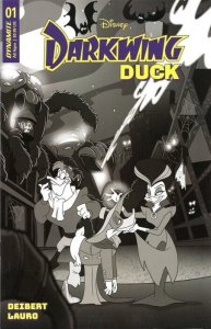 DARKWING DUCK #1 TRISH FORSTNER  VIRGIN/BW/TRADE VARIANT SET DYNAMITE.