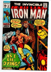 Invincible Iron Man #37 - Sal Buscema - Don Heck - 1971 - FN 