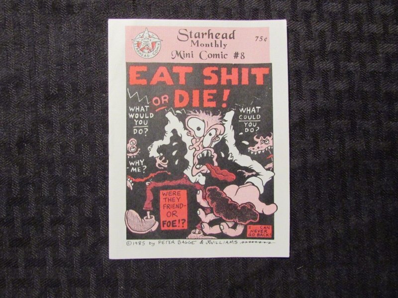 1985 STARHEAD MONTHLY Mini Comic #8 VF+ 8.5 Peter Bagge