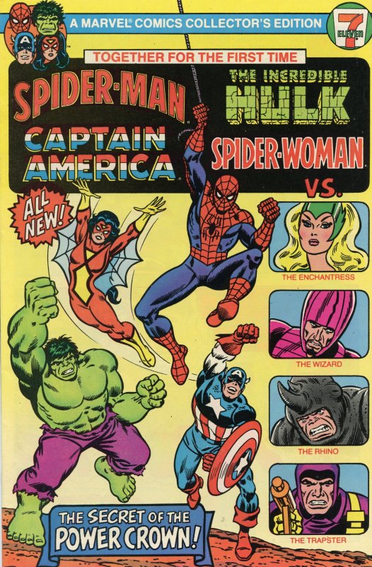 Spider-Man Captain America Incredible Hulk & Spider-Woman #1 (1981) VF+ 8.5