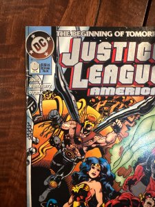 Justice League America #0 Zero Hour Logo Variant (1994)