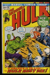 Incredible Hulk (1968) #147 VF 8.0 Marvel Comics