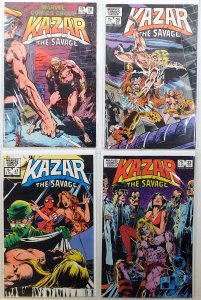 Ka-Zar the Savage Lot of 4 #19, 20, 21, 23 (1982) Marvel Comics 1st Print