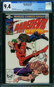 Daredevil #173 (1981) CGC 9.4 NM