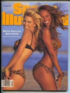 Sports Illustrated Swimsuit Issue 1/29/1996-Valeria Mazza-Tyra Banks-spicy pi...