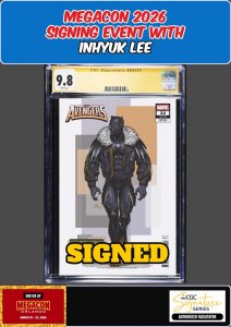 AVENGERS #32 CGC SS 9.8 INHYUK LEE SIGNED MEGACON PRESALE