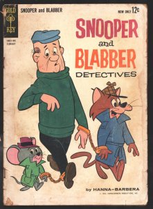 Snooper and Blabber Detectives #2 1962-Gold Key-Based on Hanna-Barbera TV car...