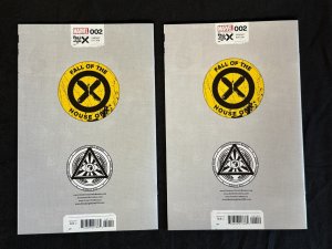 Fall of The House of X #2 - 2pc Lot - Ben Harvey Variants (9.0/9.2) 2024