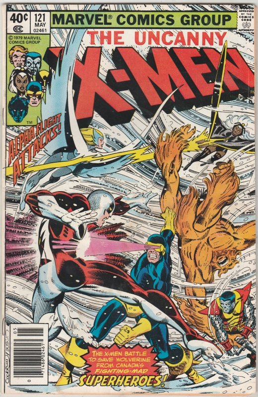 z The X-Men #121 1979 FN- 1st Alpha Flight part II Mid-Grade VG/FN Byrne Art Wow