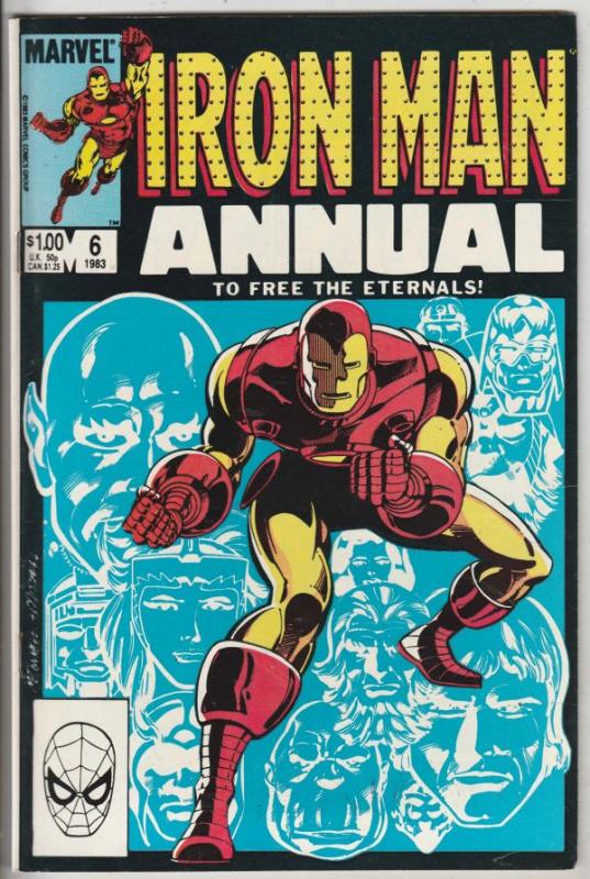 Iron Man Annual #6 (Jan-83) VF/NM- High-Grade Iron Man