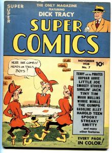 Super Comics #7 1938-DICK TRACY-ORPHAN ANNIE-Rare Golden-Age Comic