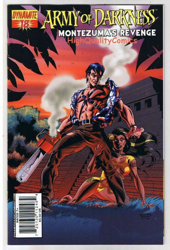 ARMY of DARKNESS : Montezuma's Revenge #18, NM-, Bruce Campbell, 2007, AOD