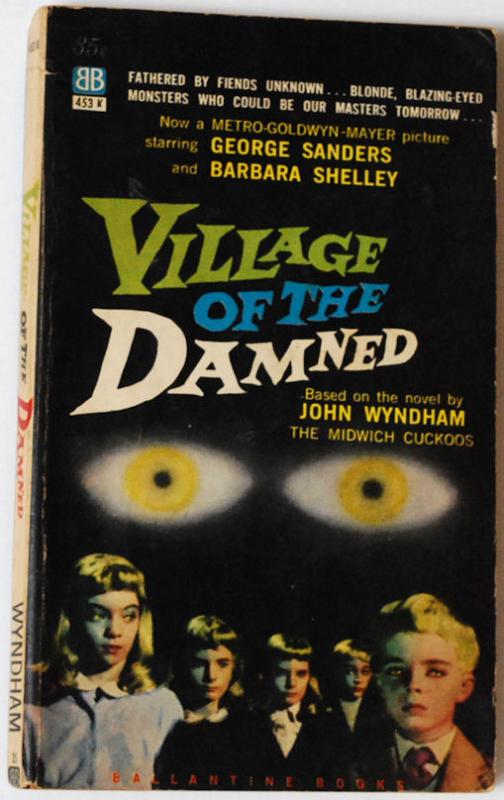 Wyndham, John: Village of the Damned. Ballantine 453K, 1957.