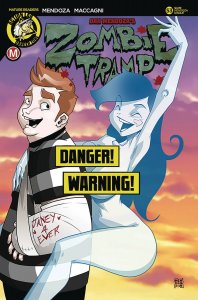 ZOMBIE TRAMP #53 COVER F MENDOZA RISQUE VARIANT (MR)