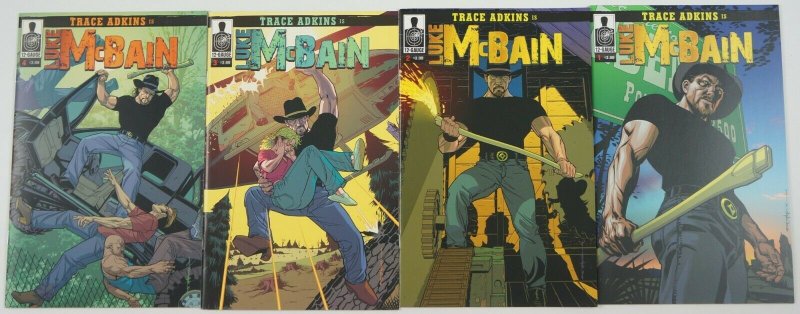 Trace Adkins is Luke McBain #1-4 VF/NM complete series  country music singer 2 3