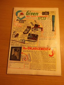 H. C. BLACKERBY: WARRIOR COMICS #1, SCARCE GERBER 8 GOLDEN AGE COMIC, 1945, VF-! 