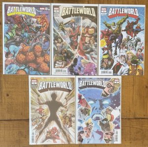 Battleworld #1,2,3,4,5 NM Set 2025 Marvel Comics