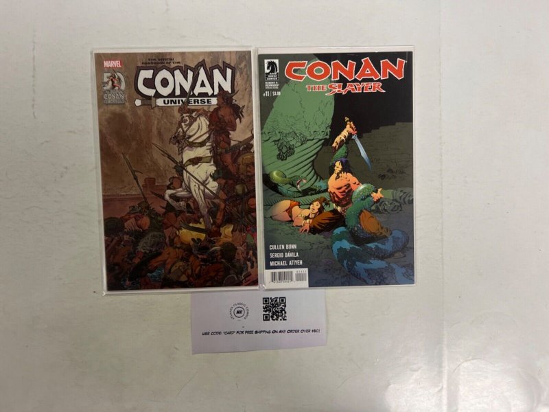 2 Conan Marvel Comic Books # 1 11 Avengers Defenders Iron Man Thor Hulk 73 JS64