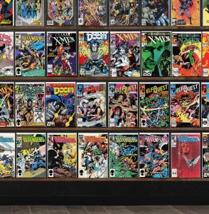 Huge Lot 150+ Comics with Elfquest, Classic X-Men, The Defenders & More!