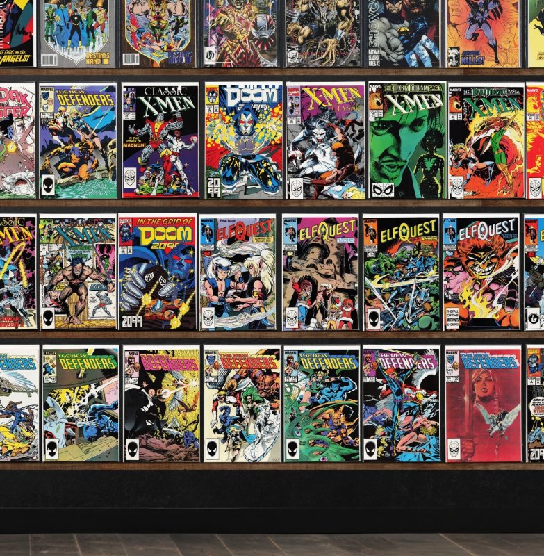 Huge Lot 150+ Comics with Elfquest, Classic X-Men, The Defenders & More!