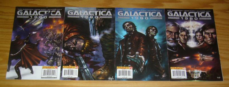 Battlestar Galactica: 1980 #1-4 VF complete series - dynamite comics BSG 2 3