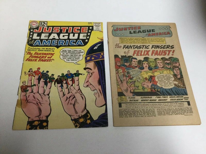 Justice League Of America 10 Coverless No Back Cover DC Comics Silver Age