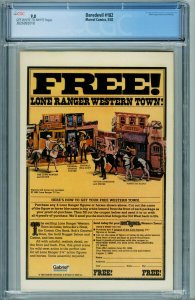 DAREDEVIL #182 CGC 9.8-ELEKTRA-FRANK MILLER comic book 3826992018