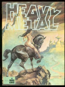 HEAVY METAL #10 JANUARY 1978-CORBEN-MOEBIUS-MAYERIK-GAL NM