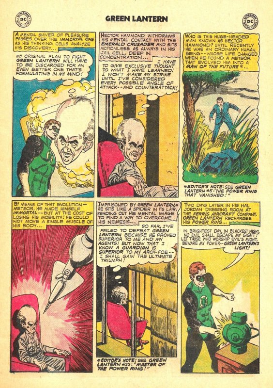 GREEN LANTERN #34 Vol.2 (Jan1965) 5.0 VG/FN  Gil Kane! HECTOR HAMMOND!