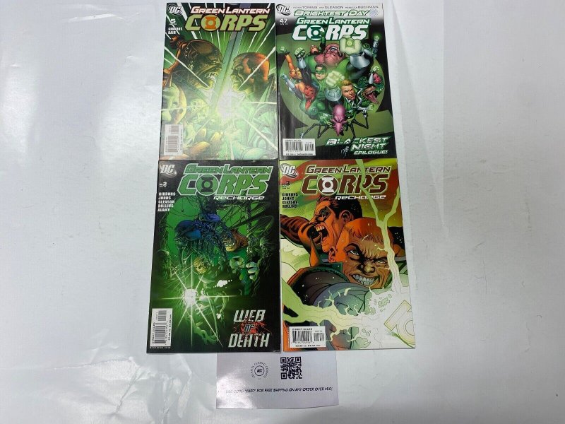 4 DC comic books Green Lantern Corps #5 47 Lantern Corps Recharge #2 3 85 KM19