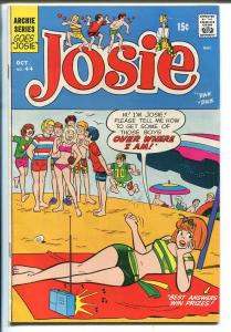 Josie #414 1969-MLJ/Archie-Dan DeCarlo-swimsuit cover-VF