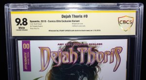 Dejah Thoris #0 CBCS (9.8) Signed/Sketch by Stuart Sayger - 2018