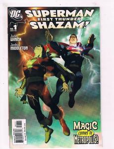 Superman Shazam First Thunder #1 VF/NM DC 1st Print Comic Book Black Adam DE1