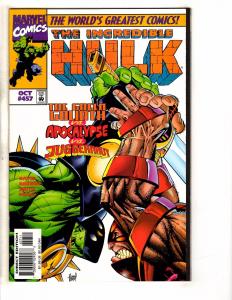 10 Incredible Hulk Marvel Comics # 450 451 452 453 454 455 456 457 458 459 TW47