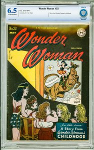 Wonder Woman #23 (1947) CBCS 6.5! OWW Pages!