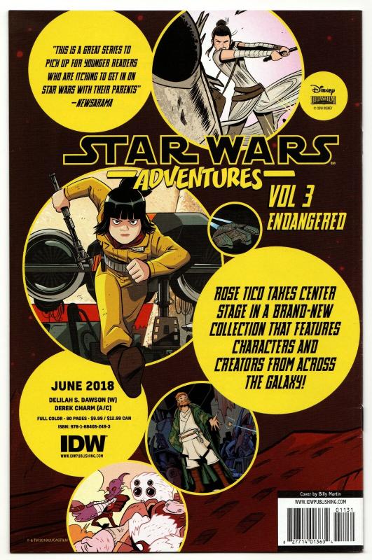 Star Wars Adventures #11 1:10 RI Variant (IDW, 2018) VF/NM