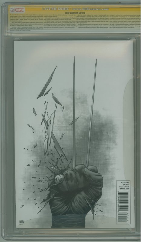 Death of Wolverine #1 (2014) CGC 9.8! Signed by McNiven, Leisten, & Ponsor!