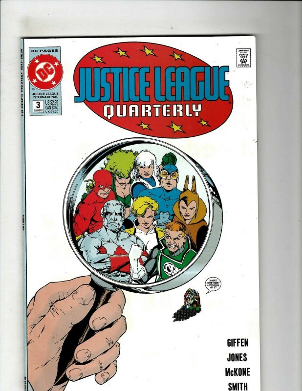 12 DC Comics Justice League Quarterly 1 2(2) 3 4 5 6 8 9 Wonder Woman + HG3 