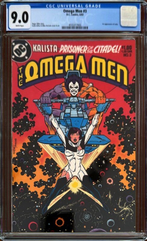 Omega Men #3 (1983) CGC 9.0