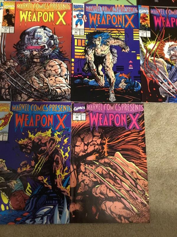 Marvel Comics Presents 72-84 * Weapon X Complete Set *