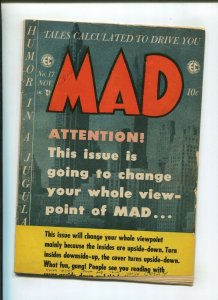 MAD #17 (4.0) CHANGE OF VIEW 1954