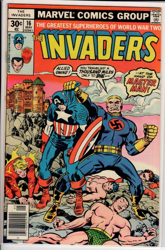 The Invaders #16 Regular Edition (1977) 8.5 VF+