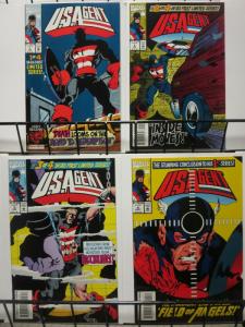 US AGENT (1993) 1-4 Captain America wannabe