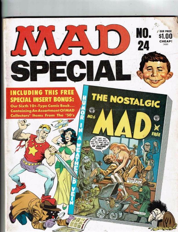 Mad Super Special # 24 Comic Book Magazine Comedy Parody Insert Included J146
