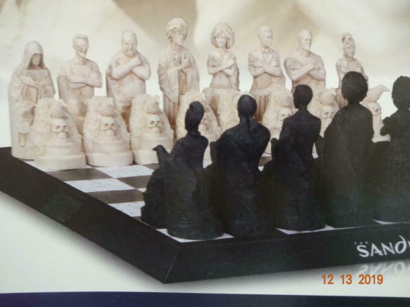 SANDMAN CHESS SET Promo Poster, 11 x 17, 2014, DC,  Unused more in our store 334