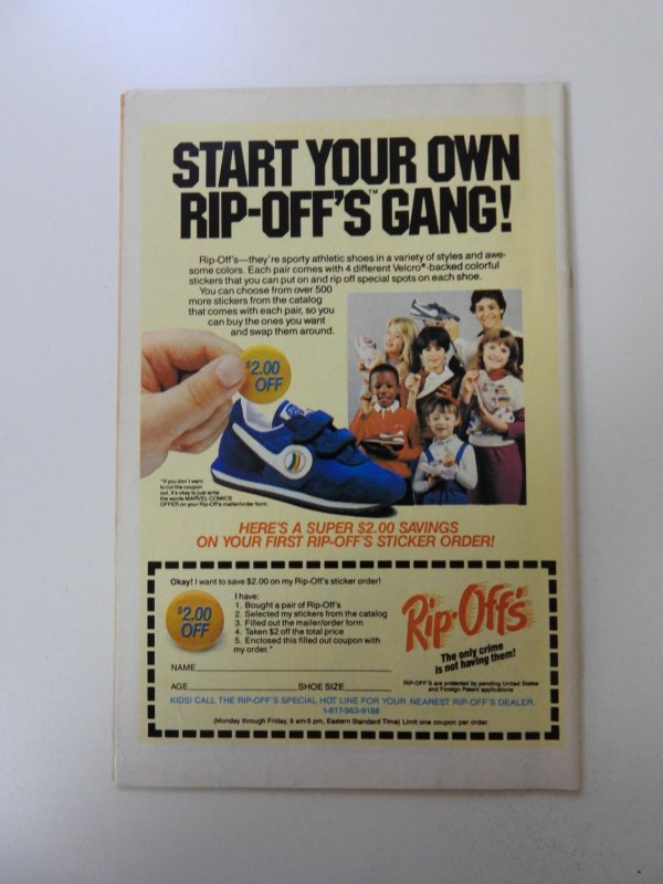 Uncanny X-Men #198 VF- condition